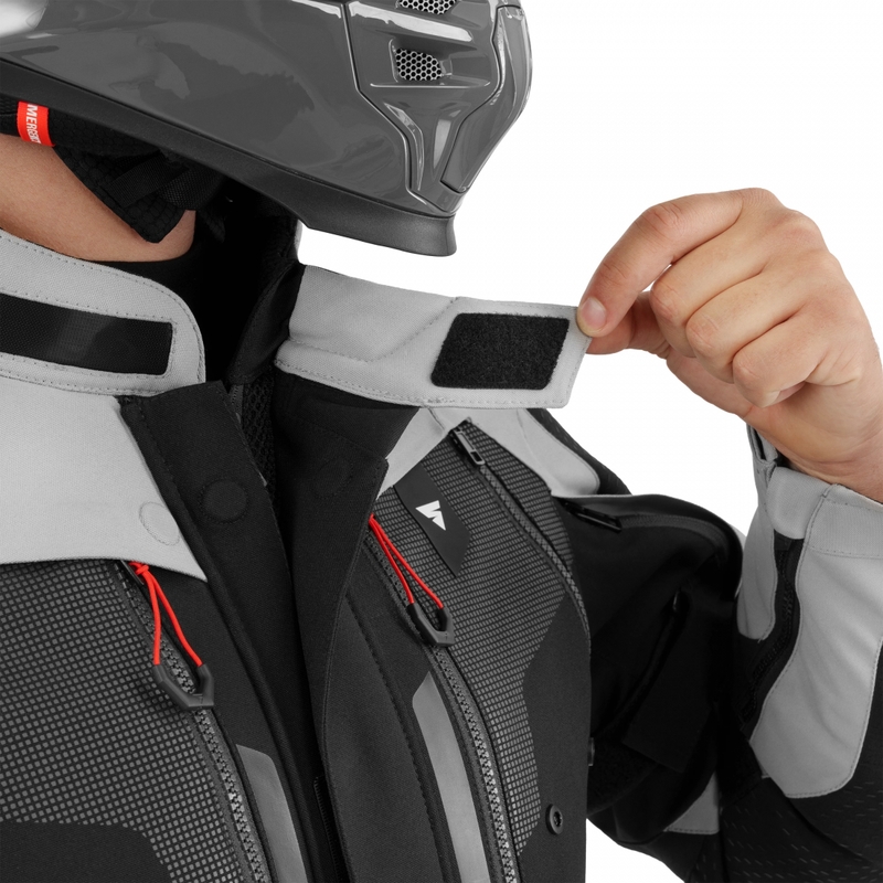 Chaqueta de moto Shima Hero 3.0 gris-roja