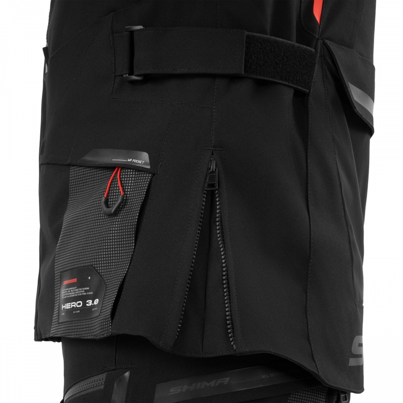Chaqueta de moto Shima Hero 3.0 gris-roja