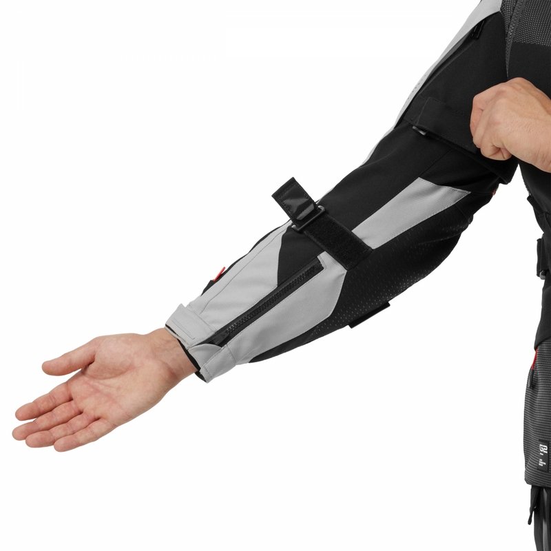 Chaqueta de moto Shima Hero 3.0 gris-roja