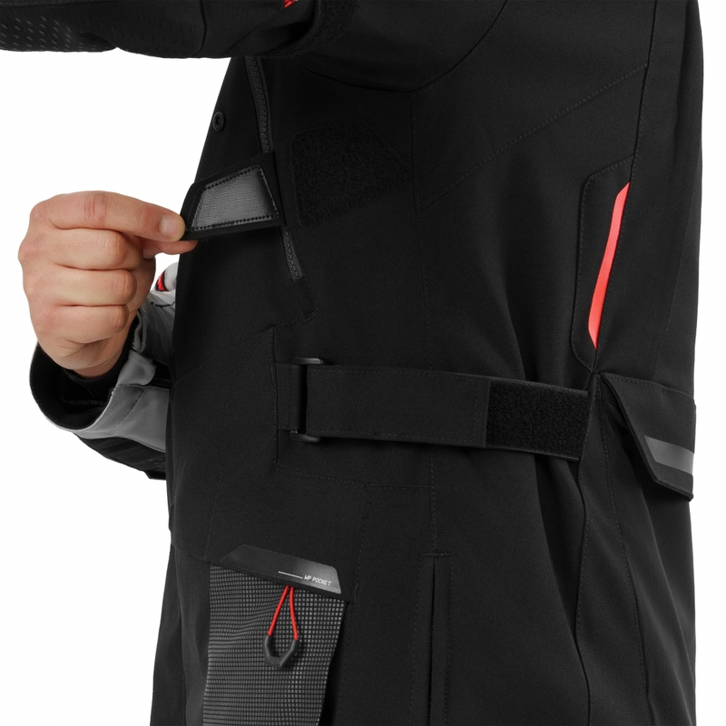 Chaqueta de moto Shima Hero 3.0 gris-roja