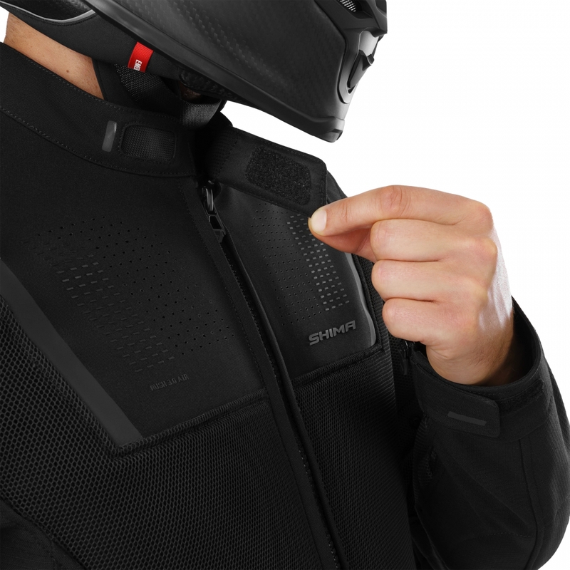 Chaqueta de moto Shima Rush 3.0 Air negra