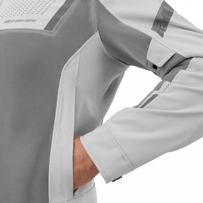 Chaqueta de moto Shima Rush 3.0 Air gris