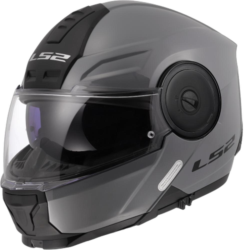 Casco de moto abatible LS2 FF902 Scope II Nardo gris