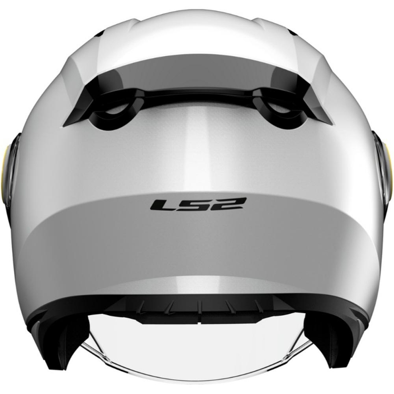 Casco de moto abierto para niños LS2 OF622 Funny II Blanco sólido