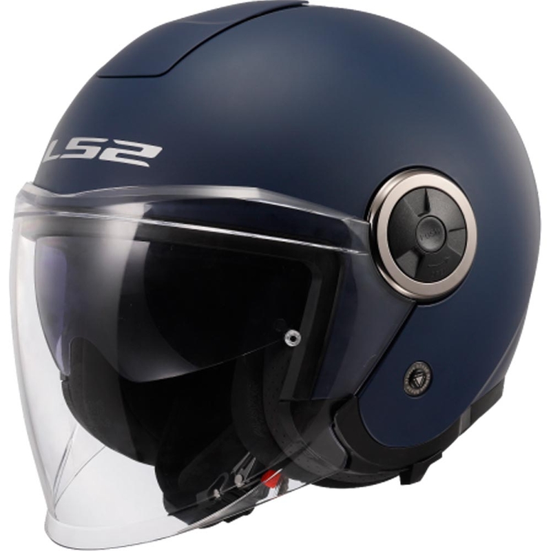 Casco de moto abierto LS2 OF620 Classy Solid azul oscuro mate
