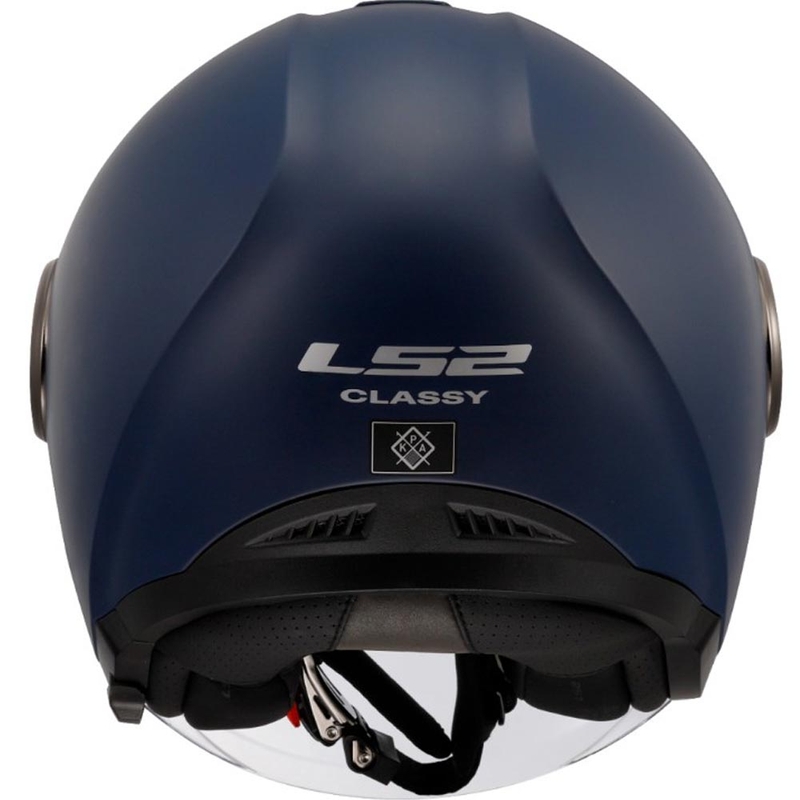 Casco de moto abierto LS2 OF620 Classy Solid azul oscuro mate