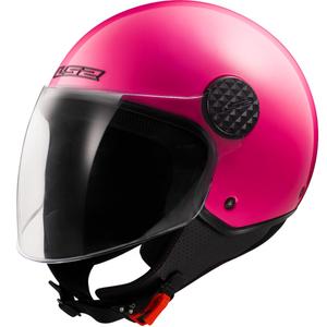 Casco de moto abierto LS2 OF558 Sphere Lux II Solid rosa flúor