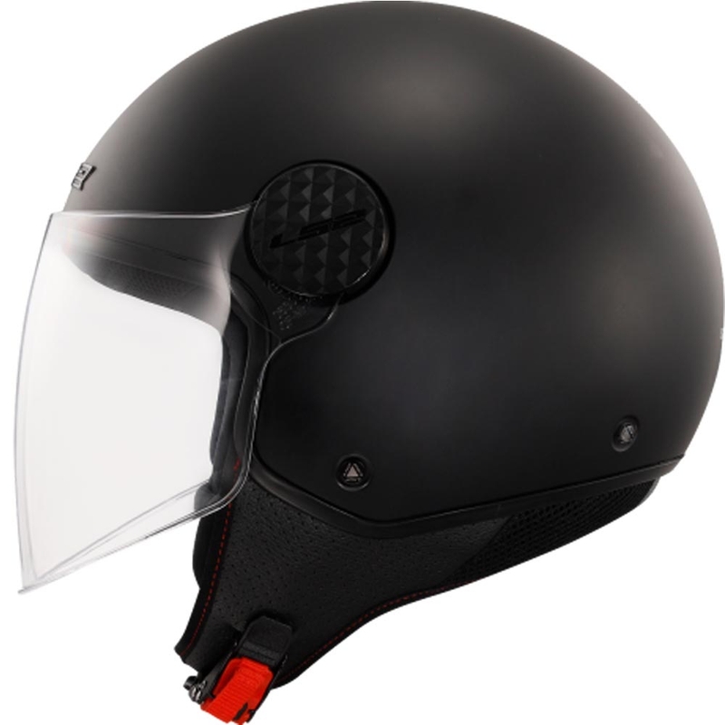 Casco de moto abierto LS2 OF558 Sphere Lux II Negro mate sólido