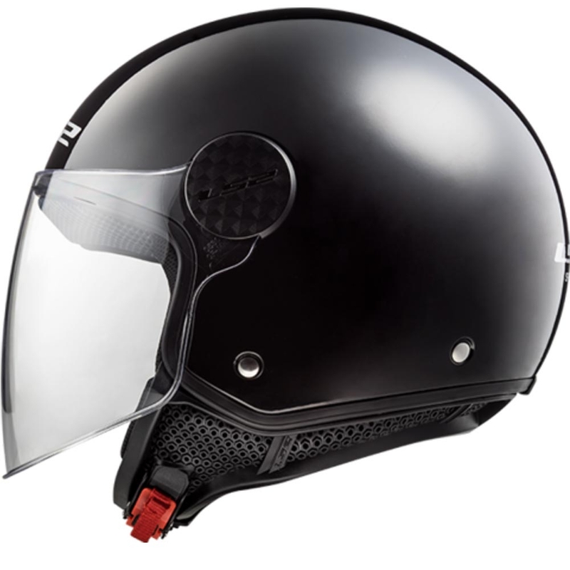 Casco de moto abierto LS2 OF558 Sphere II Solid negro mate