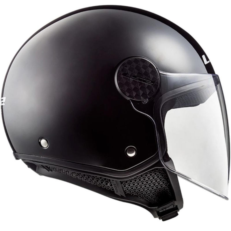 Casco de moto abierto LS2 OF558 Sphere II Solid negro mate