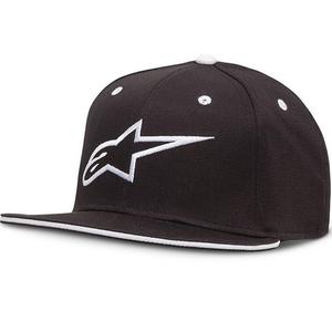 Gorra Alpinestars Ageless Flatbill Negra y Blanca