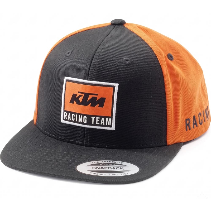 Gorra plana KTM Team OS negro-naranja
