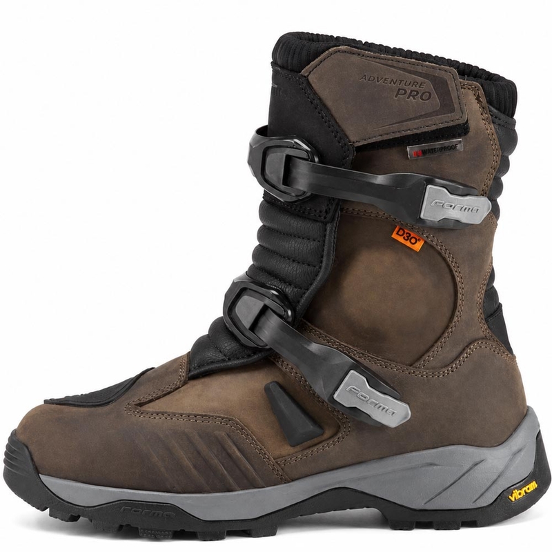 Botas de moto bajas Forma Adventure PRO marrones