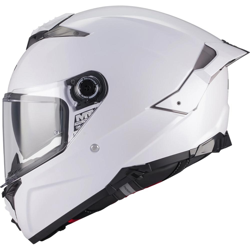 Casco integral de moto MT Thunder 4 R Pure A0 blanco