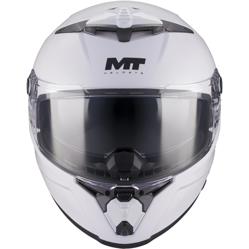 Casco integral de moto MT Thunder 4 R Pure A0 blanco