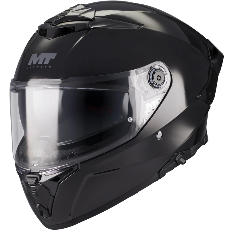 Casco integral de moto MT Thunder 4 R Pure A1 negro