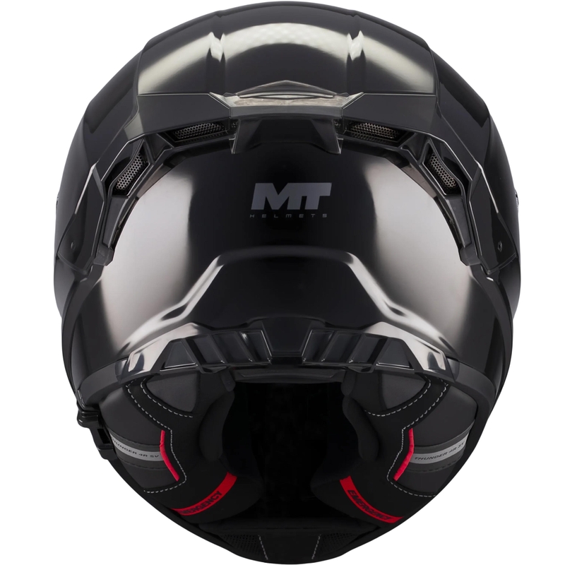 Casco integral de moto MT Thunder 4 R Pure A1 negro