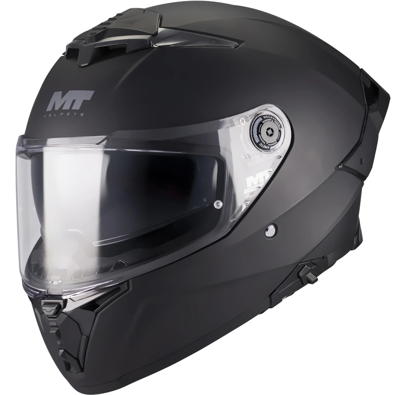 Casco integral de moto MT Thunder 4 R Pure A1 negro mate