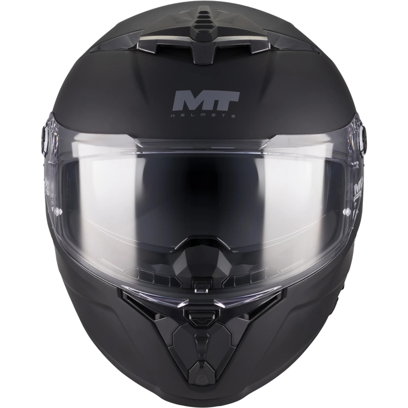 Casco integral de moto MT Thunder 4 R Pure A1 negro mate