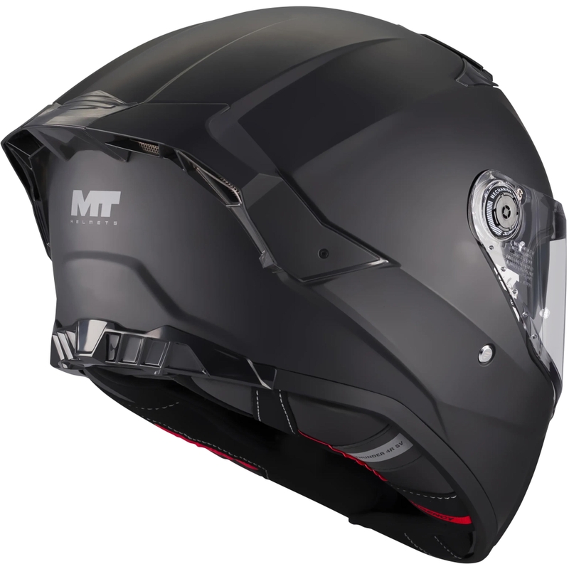 Casco integral de moto MT Thunder 4 R Pure A1 negro mate