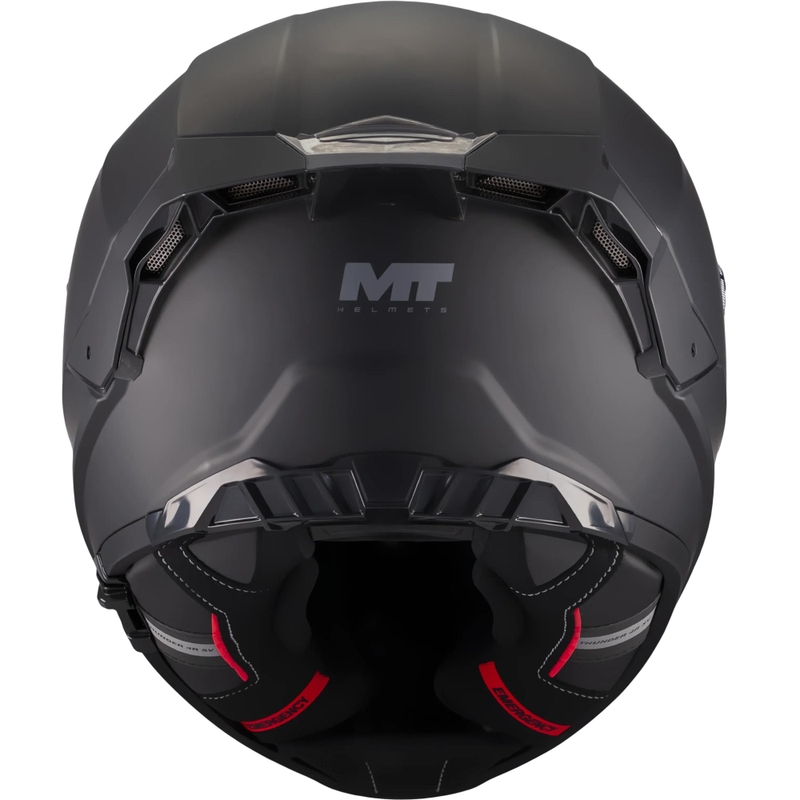 Casco integral de moto MT Thunder 4 R Pure A1 negro mate