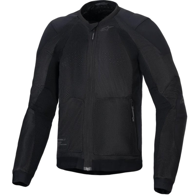 Chaqueta de moto Alpinestars TROOP-AIR PRO negra-negra