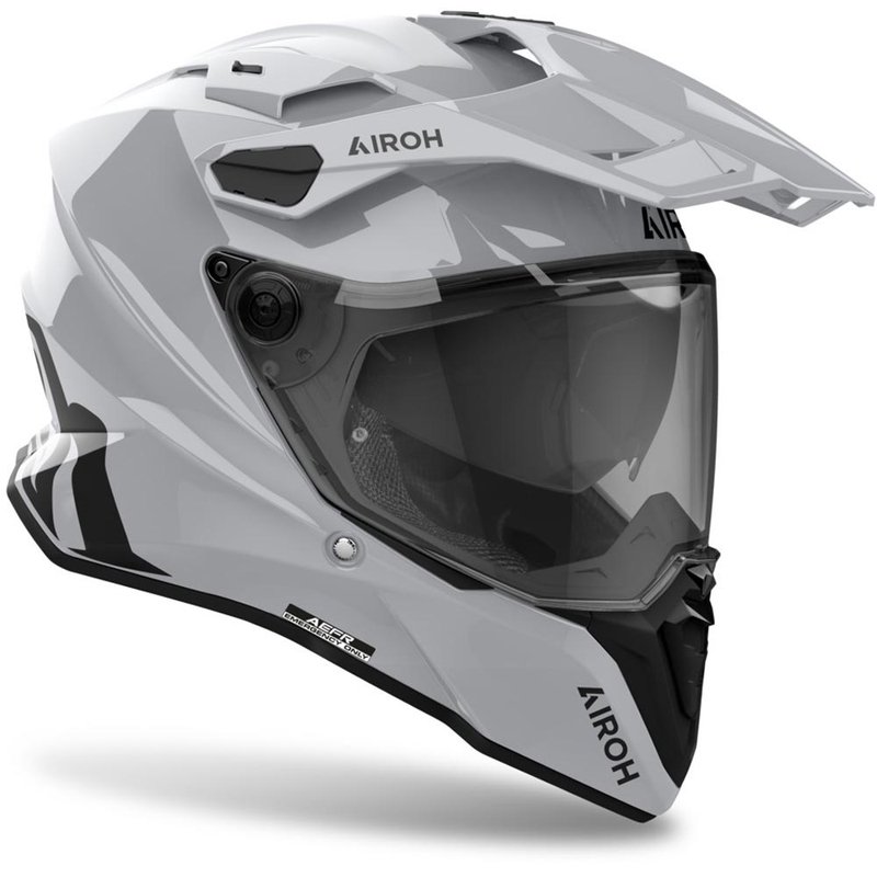 Casco de enduro Airoh Commander 2 Color gris brillante