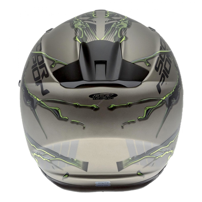 Integrální přilba Scorpion EXO-510 Air Likid titanovo-fluo žlutá výprodej