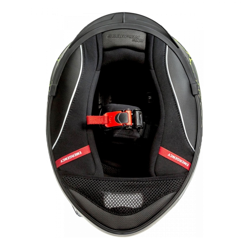 Integrální přilba Scorpion EXO-510 Air Likid titanovo-fluo žlutá výprodej