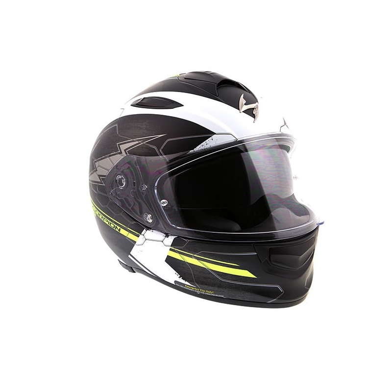 Integrální přilba Scorpion EXO-510 Air Cross černo-bílo-fluo žlutá výprodej