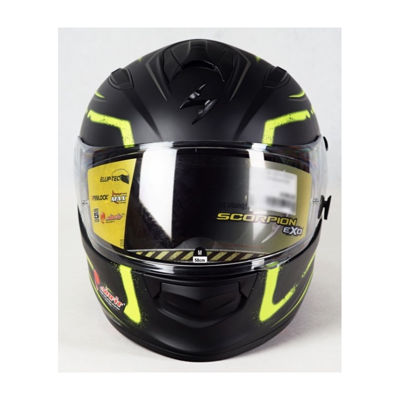 Integrální přilba Scorpion EXO-510 Air Radium černo-fluo žlutá