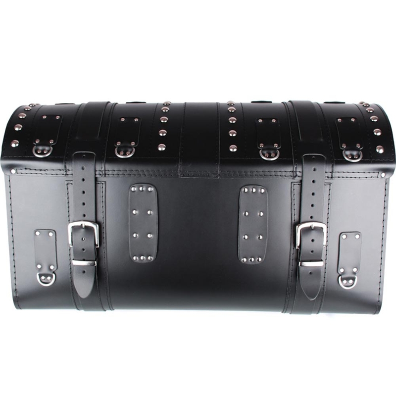 Chopper RSA-16B maletín de cuero para moto con cerradura