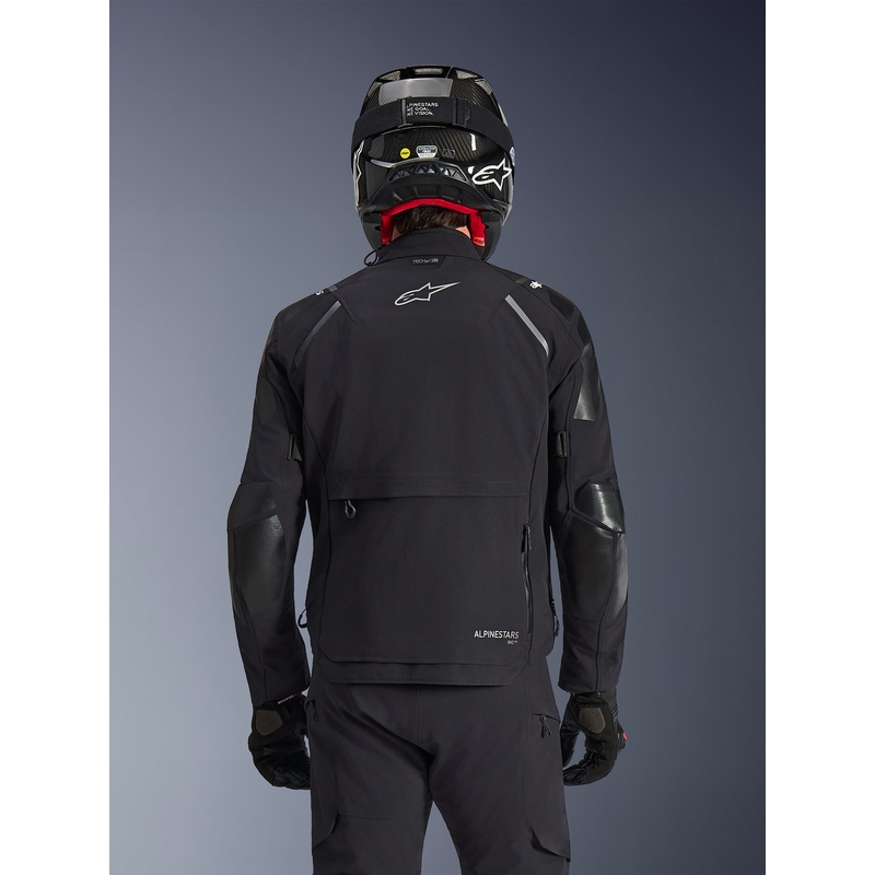 Chaqueta de moto Alpinestars Andes PRO Drystar XF negra-gris oscuro