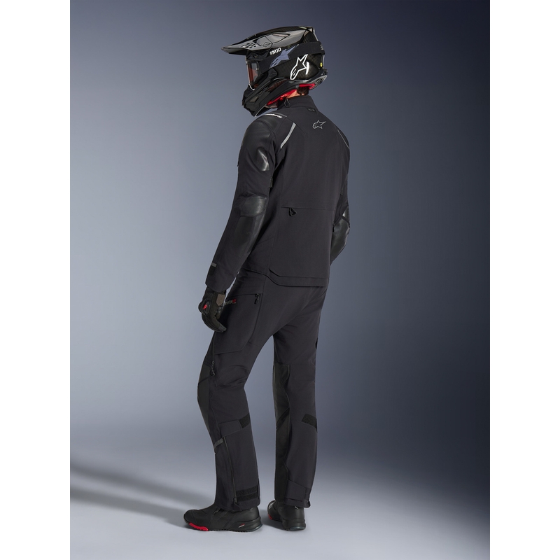 Chaqueta de moto Alpinestars Andes PRO Drystar XF negra-gris oscuro