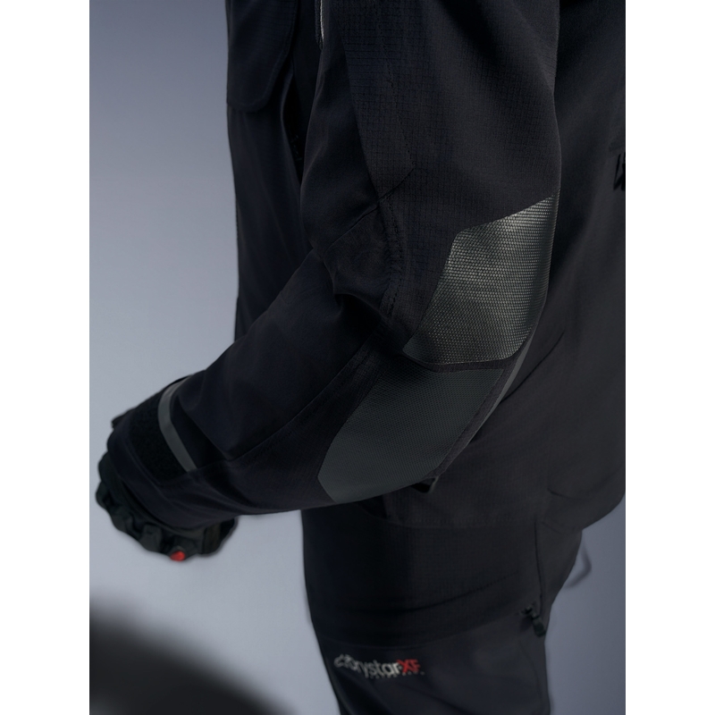 Chaqueta de moto Alpinestars Andes PRO Drystar XF negra-gris oscuro
