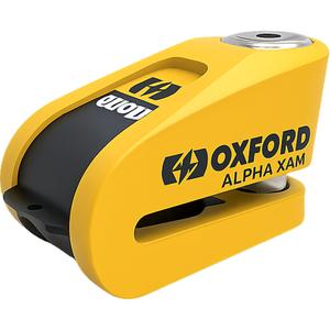 Candado de disco Oxford Alpha Alarm XA14 amarillo-negro