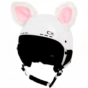 Orejas de casco Gato blanco