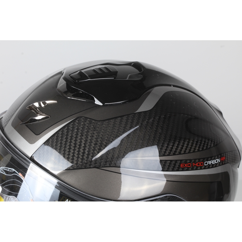 Integrální přilba Scorpion EXO-1400 Carbon Air Esprit černo-stříbrná výprodej