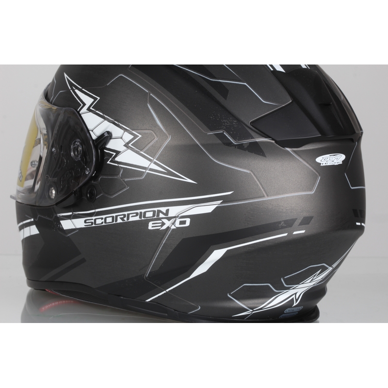 Integrální přilba Scorpion EXO-510 Air Cross černo-šedo-bílá výprodej
