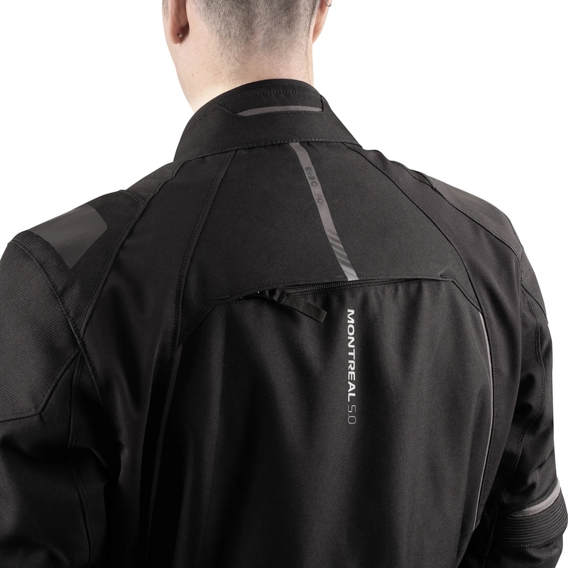 Chaqueta de moto Oxford Montreal 5.0 negra