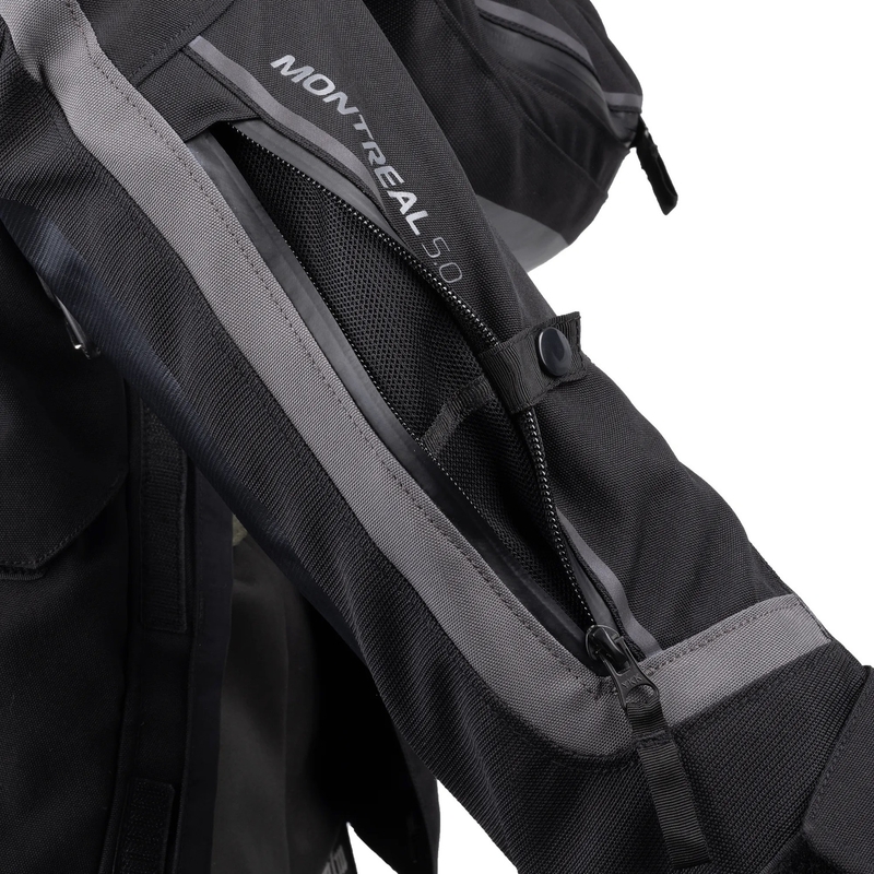Chaqueta de moto Oxford Montreal 5.0 negra