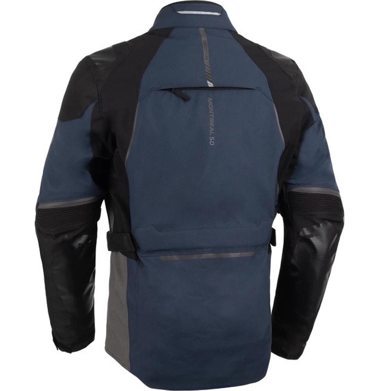 Chaqueta de moto Oxford Montreal 5.0 azul-negro-gris