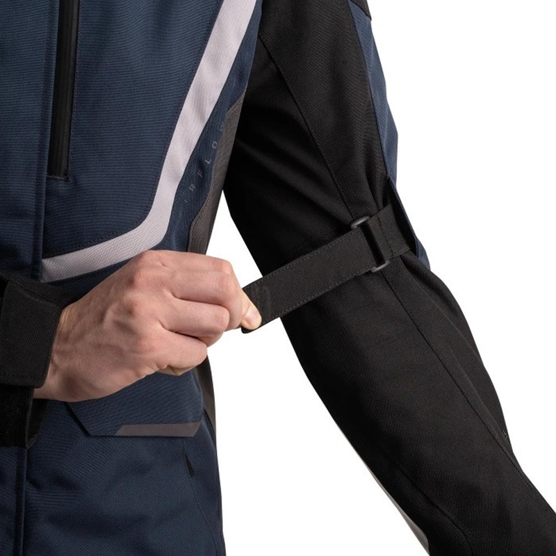Chaqueta de moto Oxford Montreal 5.0 azul-negro-gris