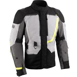 Chaqueta de moto Oxford Montreal 5.0 gris-negro-amarillo