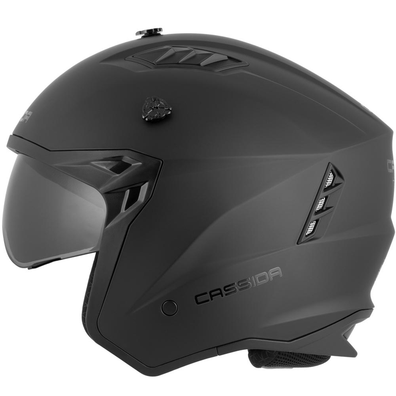 Casco modular de moto Cassida Cross Country Dual negro mate