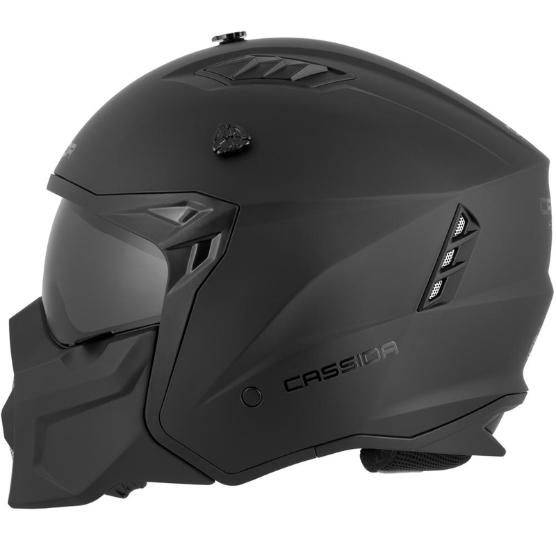 Casco modular de moto Cassida Cross Country Dual negro mate