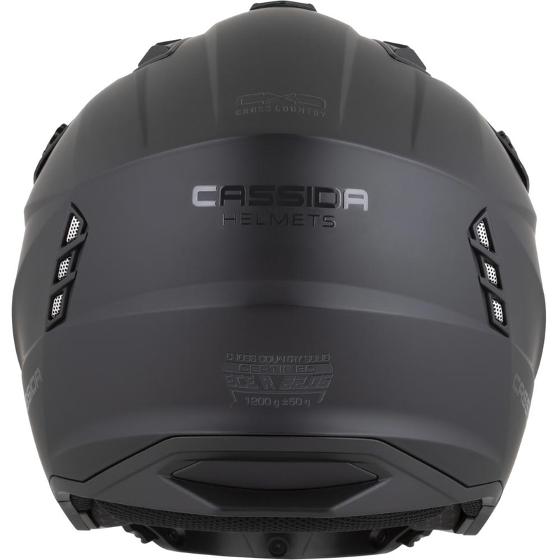 Casco modular de moto Cassida Cross Country Dual negro mate