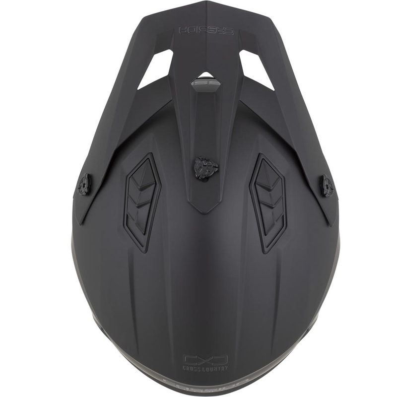 Casco modular de moto Cassida Cross Country Dual negro mate