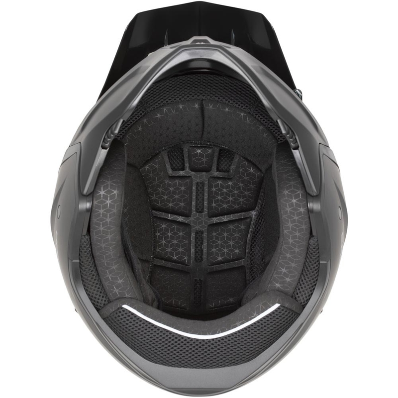 Casco modular de moto Cassida Cross Country Dual negro mate