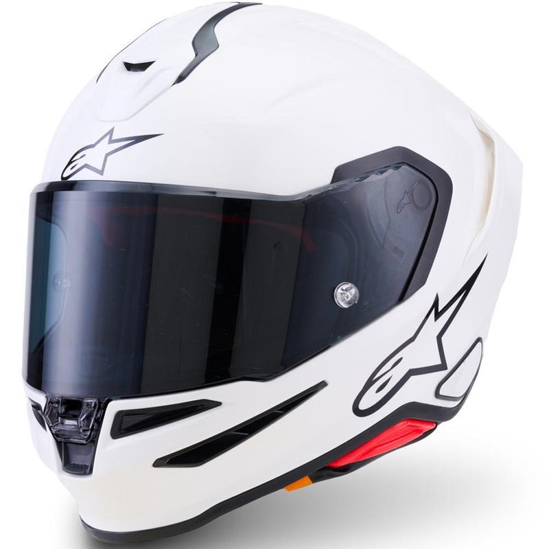 Casco integral de moto Alpinestars S-R7 Solid blanco
